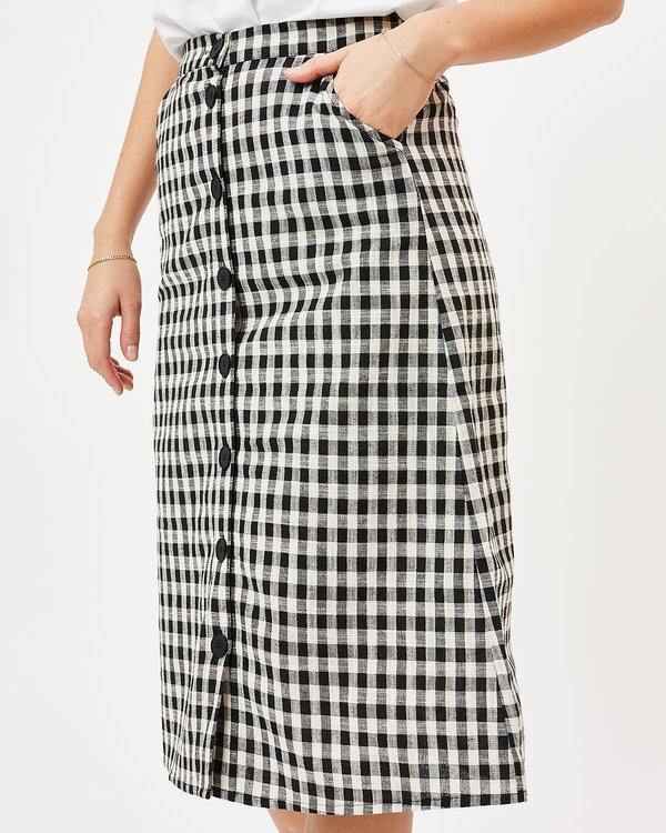 Minimum W Falda Sodot Skirt - Black Minimum W Falda Sodot Skirt - Black