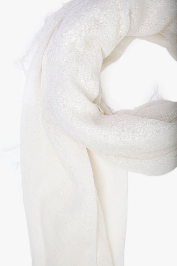 Chan Luu Cashmere and Silk Scarf - Eggshell Chan Luu Cashmere and Silk Scarf - Eggshell