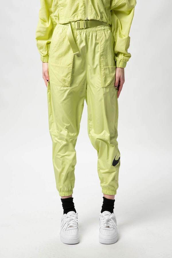 nike track pants yellow