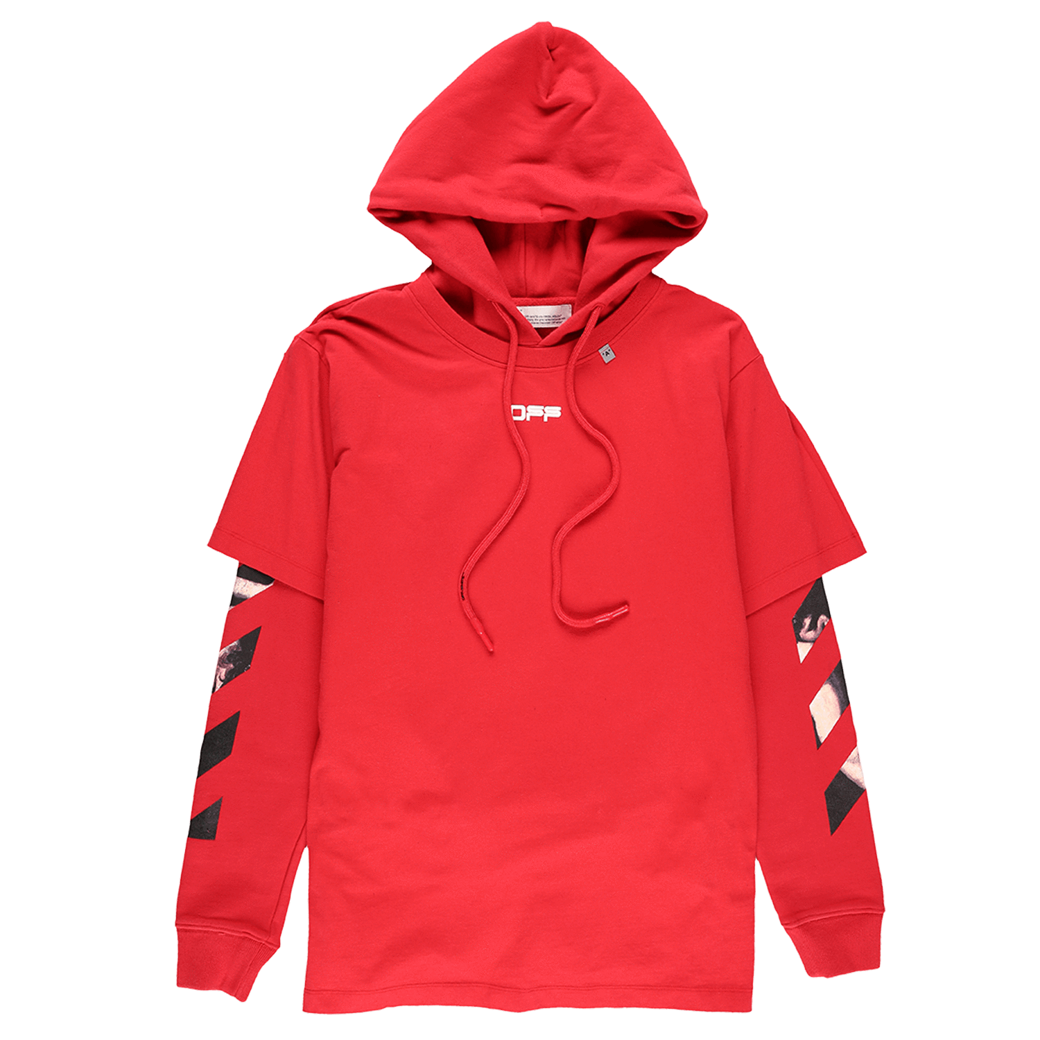 Caravaggio Arrows Hoodie Sweatshirt Off-White Caravaggio Arrow T