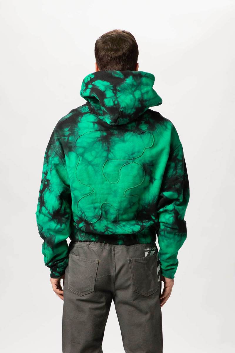 Off-White Tie Dye Contour Hoodie