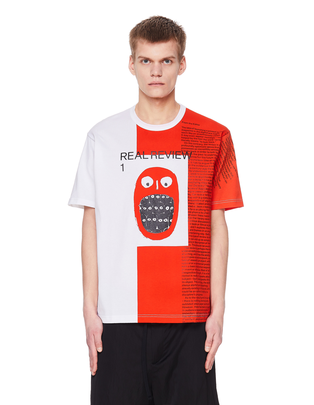JUNYA WATANABE◆Printed Tシャツ Junya-Watanabe-2-Pack-Cotton-