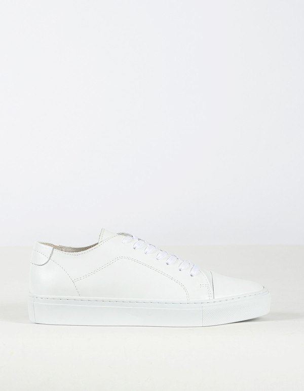 Men's Garment Project Classic Lace Sneaker White Garmentory