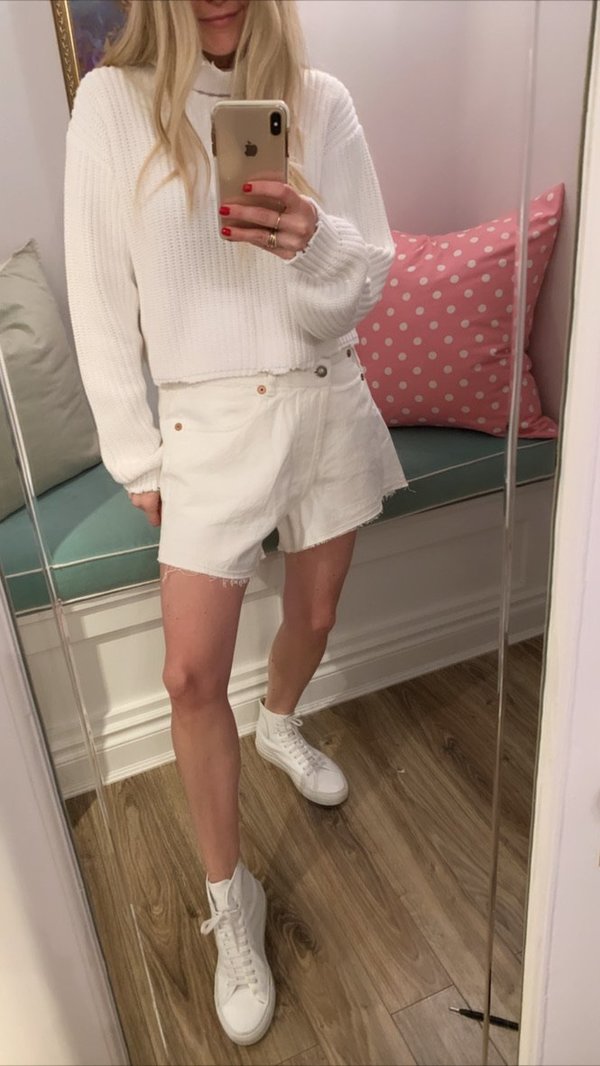 R13 Crossover Shorts - white | Garmentory