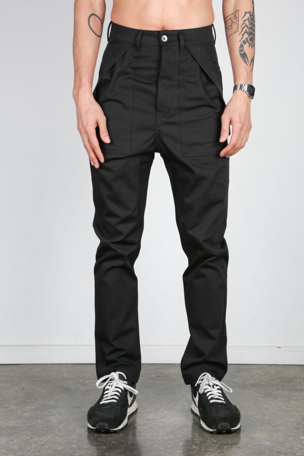 パンツ Rick Owens DRKSHDW collapse cut long 26 Rick Owens Collapse Cut Jeans in Black | Lyst