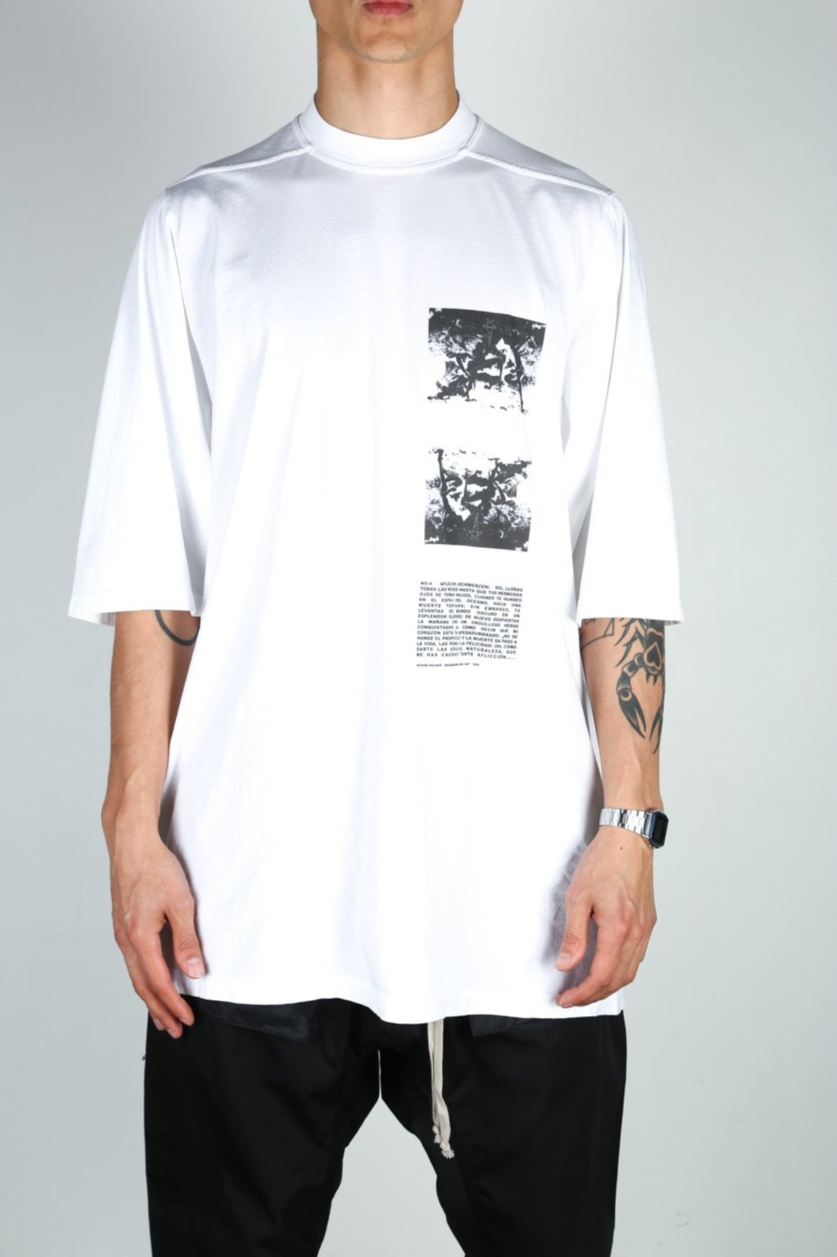 Rick Owens JUMBO TEE - White | Garmentory