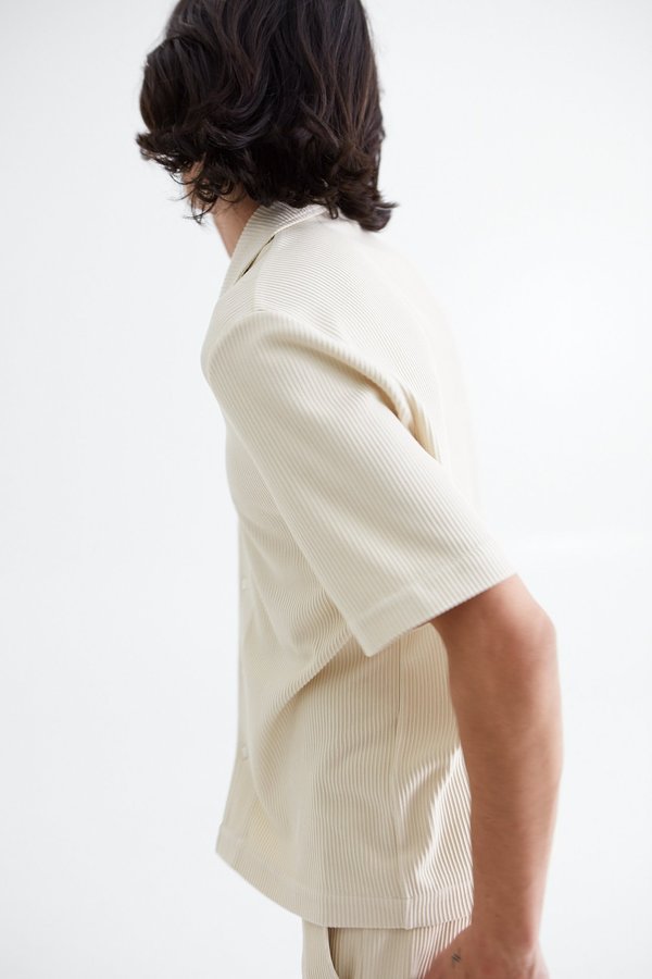 Sefr Suneham Stripe Shirt - Off White | Garmentory