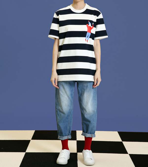 Unisex Matter Matters Johnny T-Shirt w/o Pocket - Marine Unisex Matter Matters Johnny T-Shirt w/o Pocket - Marine