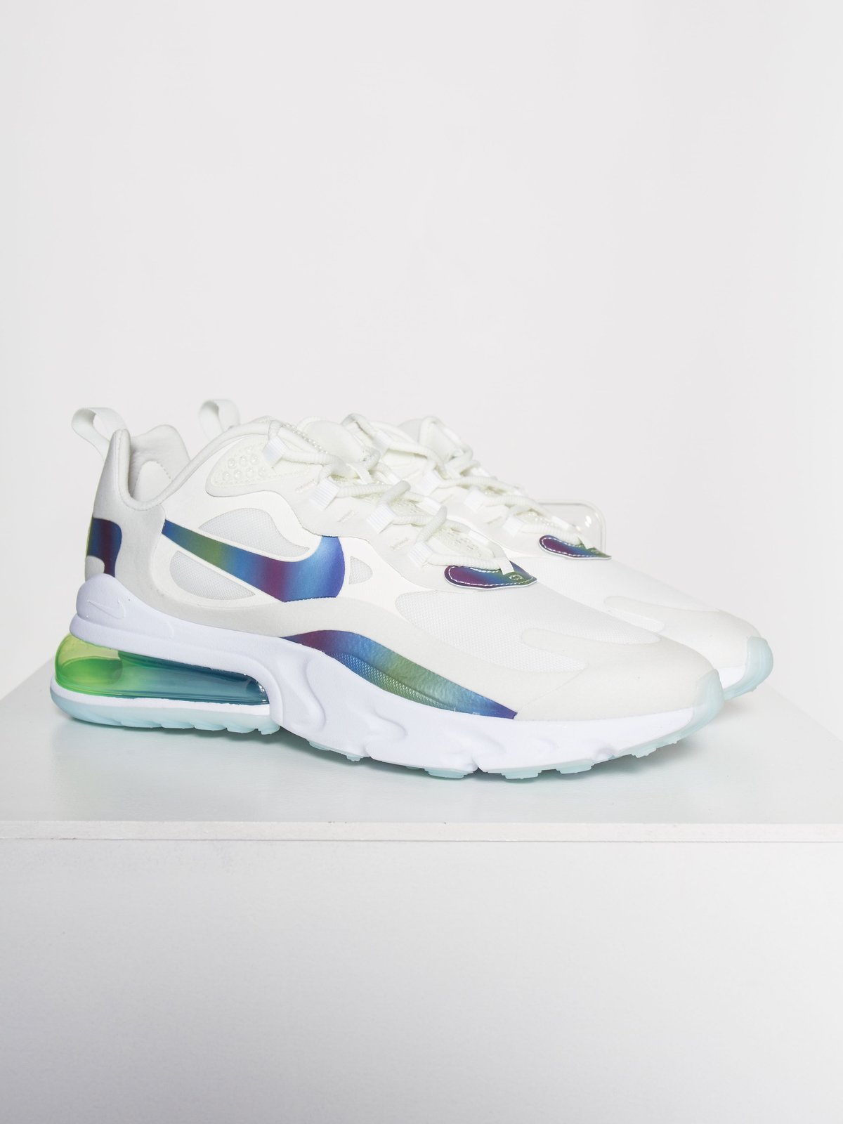 Nike Air Max 270 React 20 Trainer - Summit White/Multicolor 