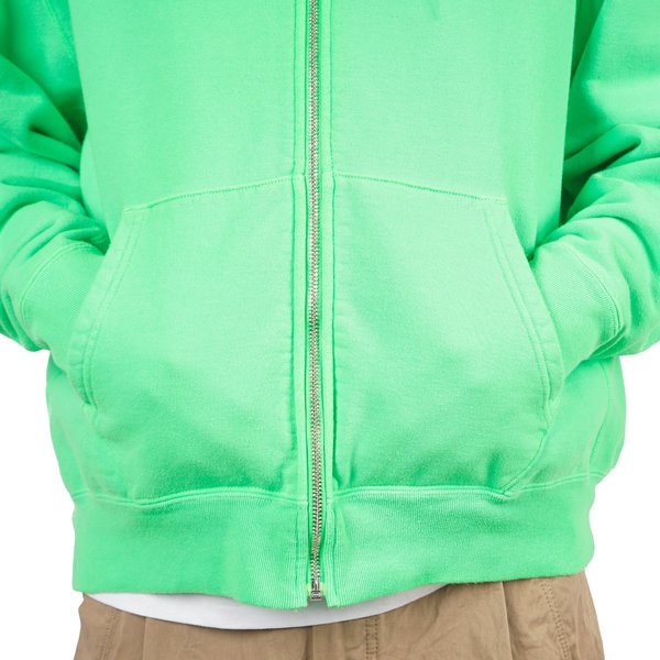 Cav Empt OVERDYE ZIP HEAVY HOODY - GREEN | Garmentory