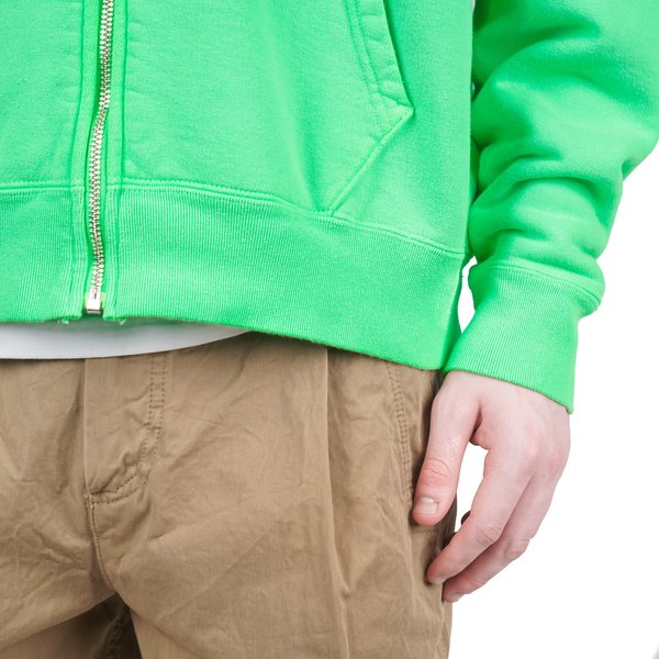Cav Empt OVERDYE ZIP HEAVY HOODY - GREEN | Garmentory