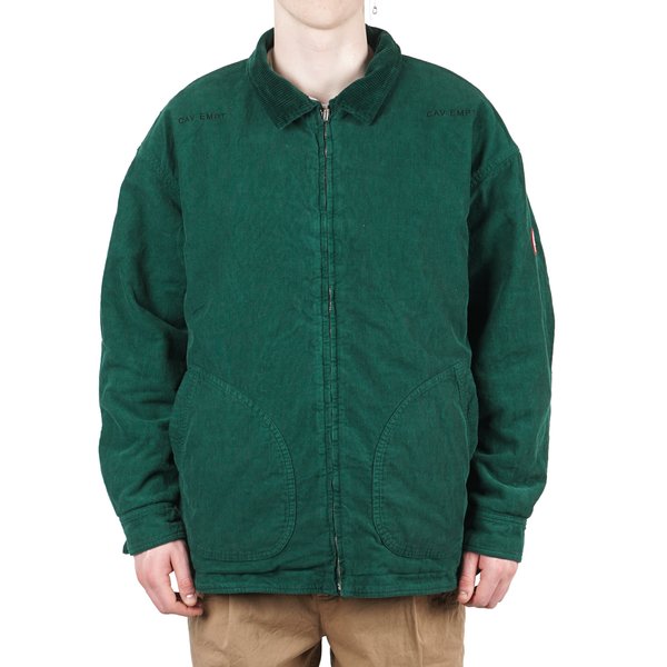 C.E cav empt REV CORD JACKET 20SSリバーシブル Cav Empt REV CORD JACKET - GREEN | Garmentory