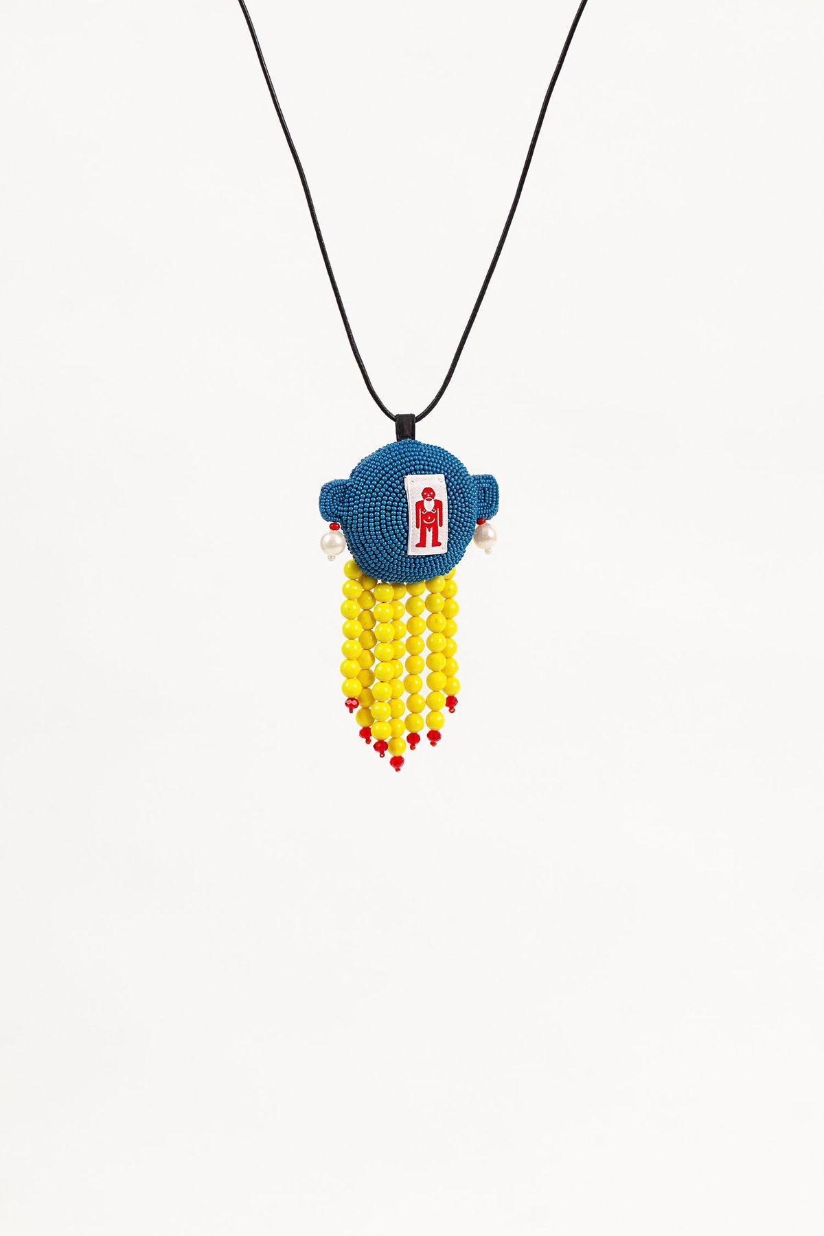 Walter Van Beirendonck Alien Walter Necklace - Blue | Garmentory