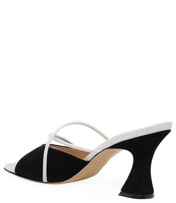 Madison Maison by Giampaolo Viozzi Mid Heel Sandal - Black/White Madison Maison by Giampaolo Viozzi Mid Heel Sandal - Black/White