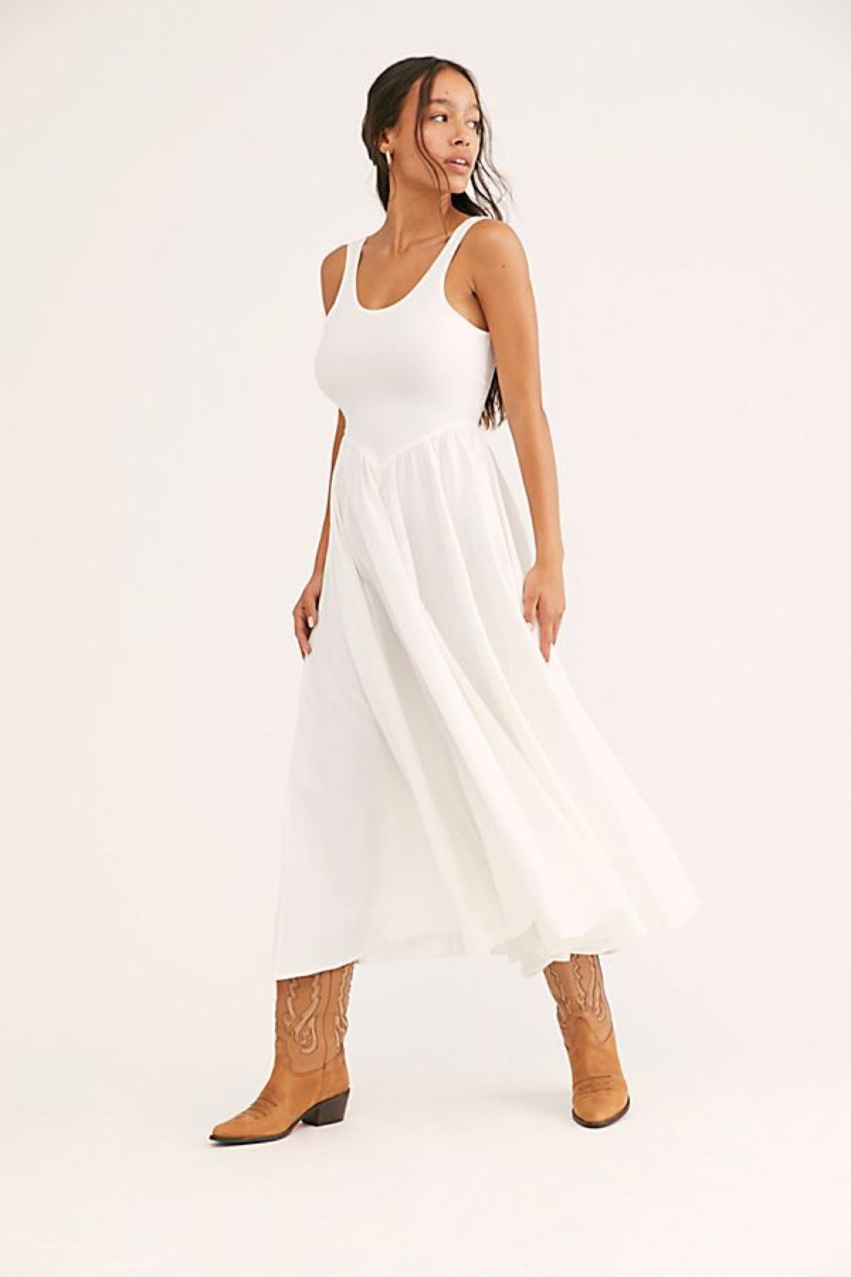 emily's midi dress free people Free People Ivory Emily's Midi Dress