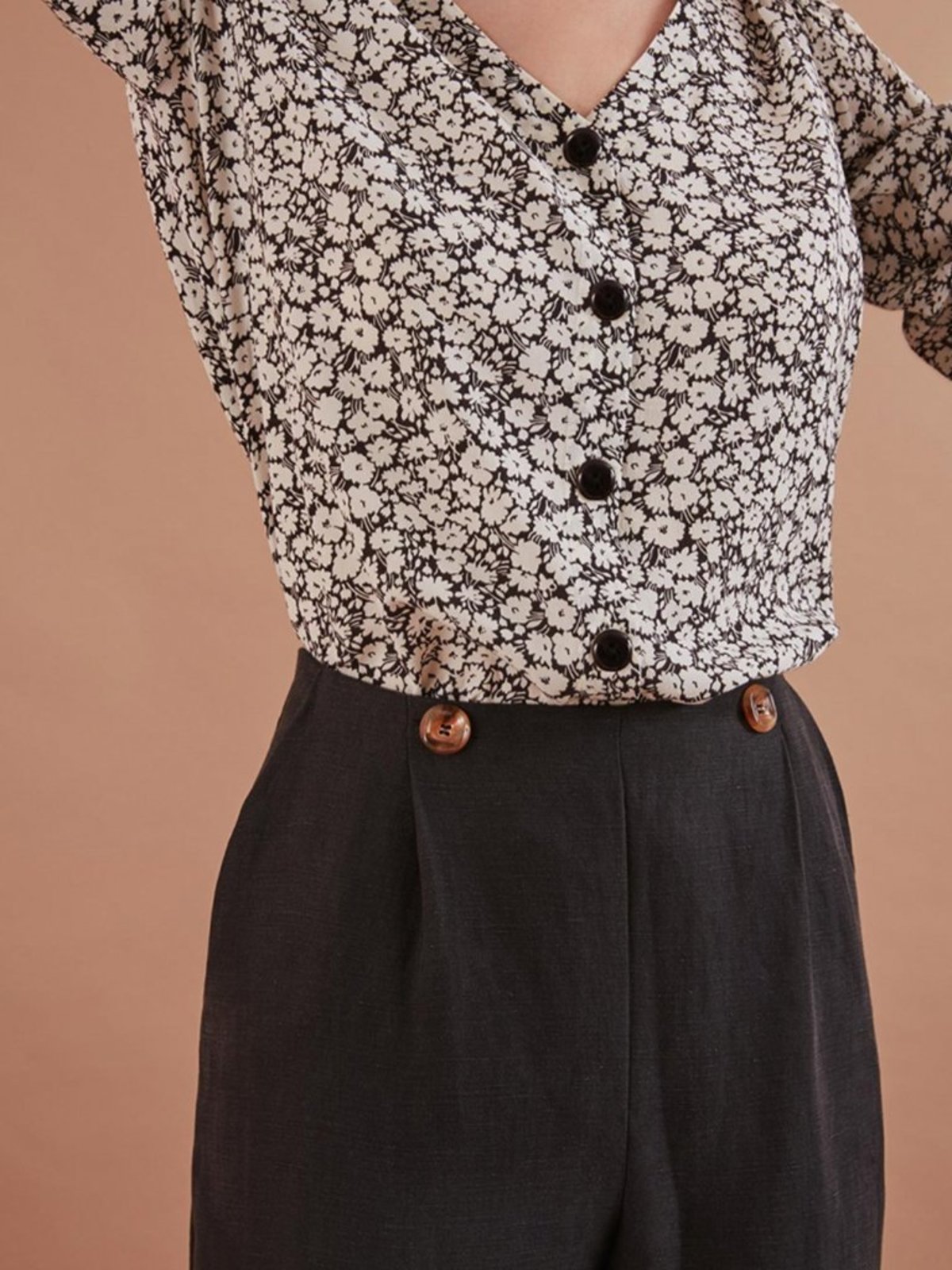 Des Petits Hauts Stamou Trouser - Grigio - Image 2 of 4