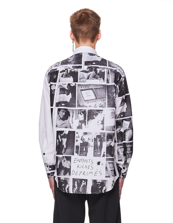 Enfants Riches Deprimes Cotton Printed Shirt - White | Garmentory