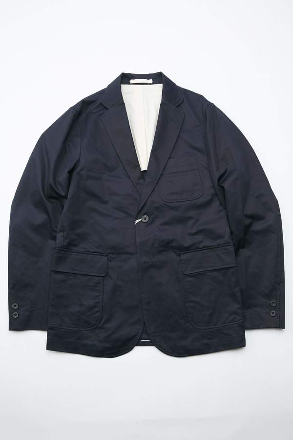 Beams Plus 3B 80/3 Twill Cotton Jacket - NAVY | Garmentory