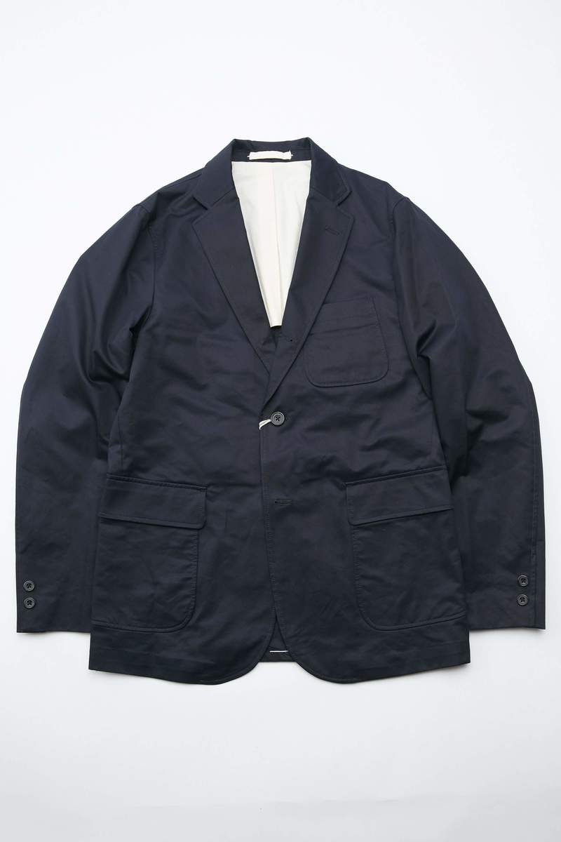 Beams Plus 3B 80/3 Twill Cotton Jacket - NAVY | Garmentory