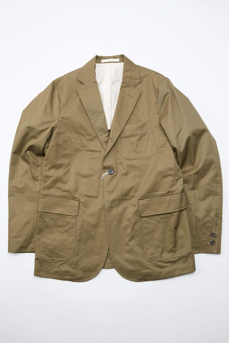 現行　BEAMS PLUS　3B Jacket 80/3 Twil　コットンL Beams Plus 3B 80/3 Twill Cotton Jacket - OLIVE | Garmentory