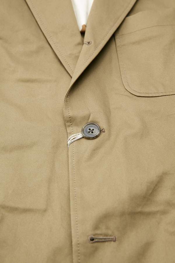 Beams Plus 3B 80/3 Twill Cotton Jacket - OLIVE | Garmentory