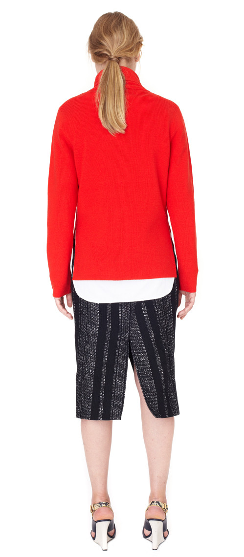 Apiece Apart - Red Uta Side Seam Tech Turtleneck Apiece Apart - Red Uta Side Seam Tech Turtleneck