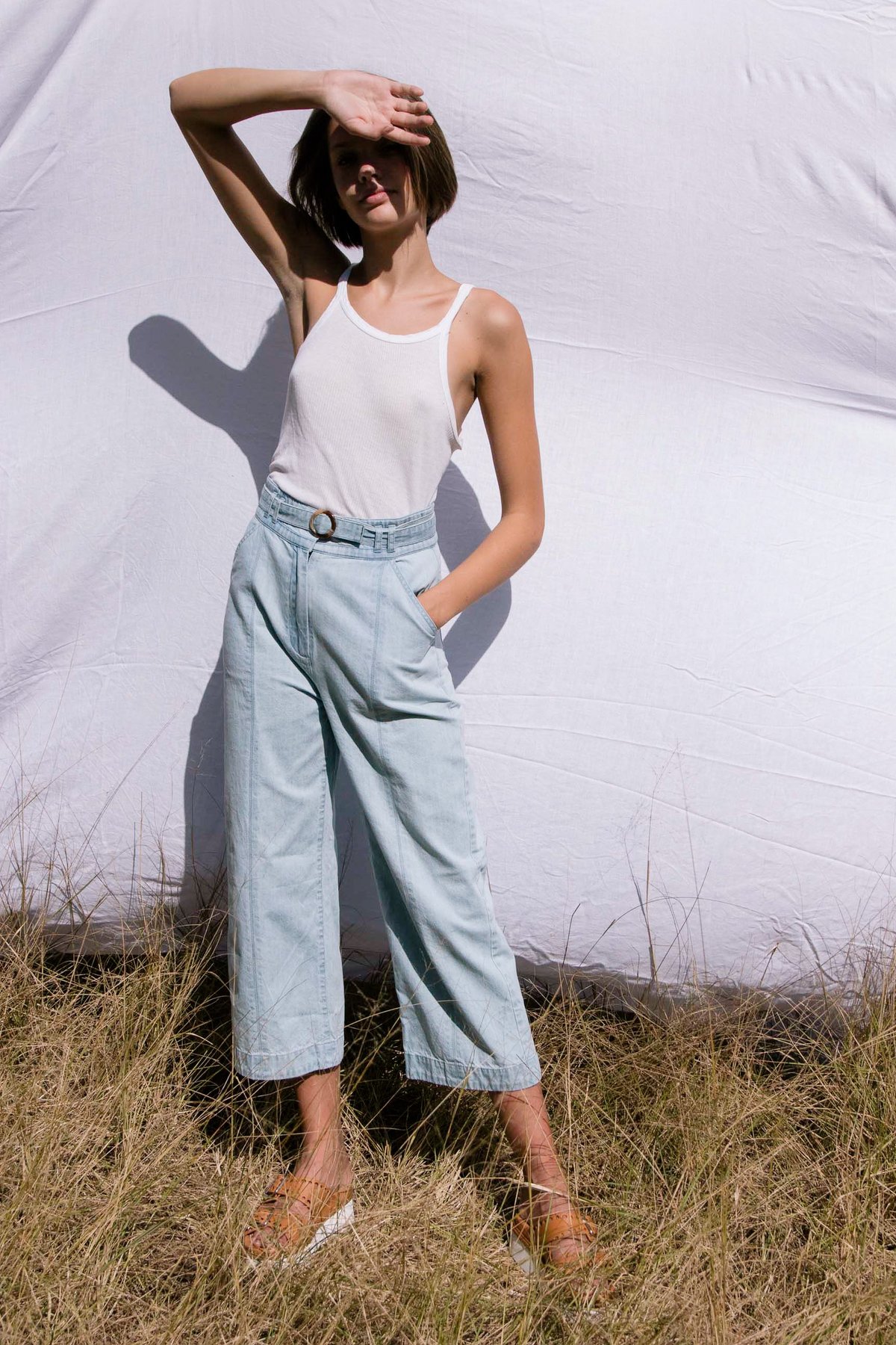 Ryder Chloe Denim Pants - Light Wash - Image 1 of 7