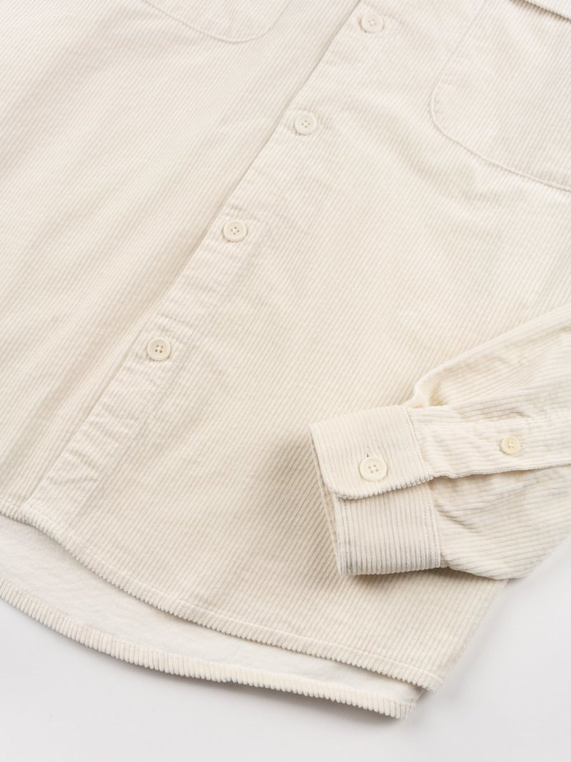 Schnayderman's Shirt Boxy Cord Shirt - Off White