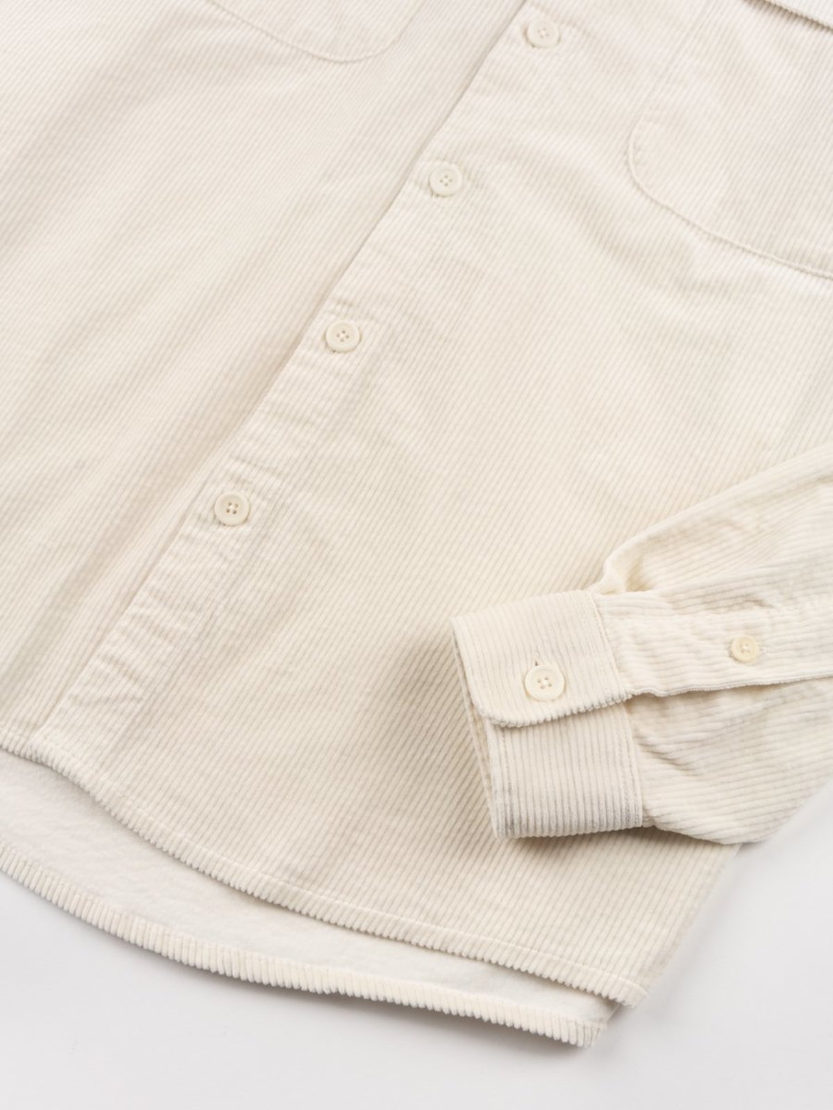 Schnayderman's Shirt Boxy Cord Shirt - Off White - Image 5 of 6