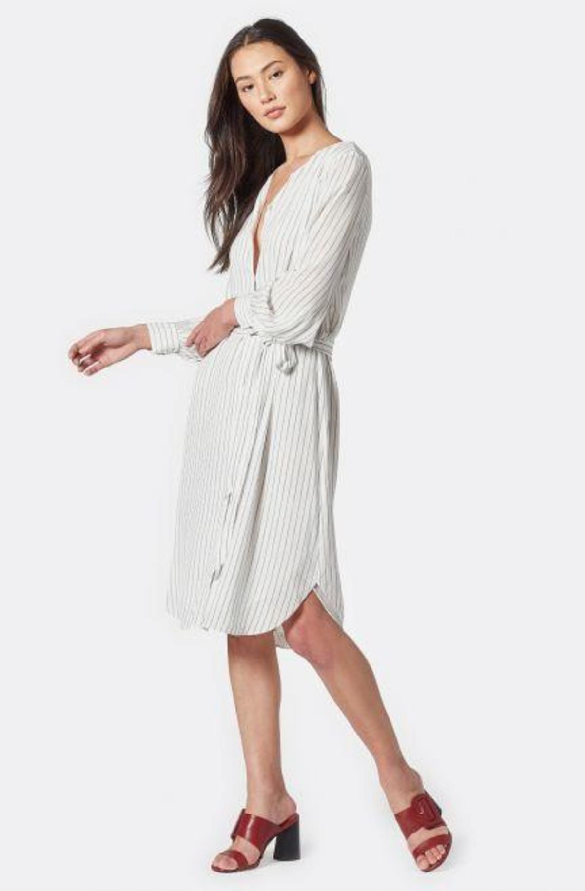 joie shirt dress Joie Black Pleated Shirt Dress Size M