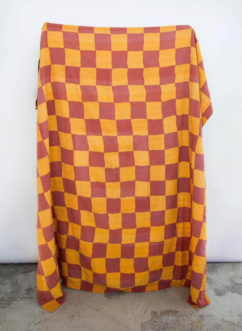 Seek Collective Gudri Quilt - sunset