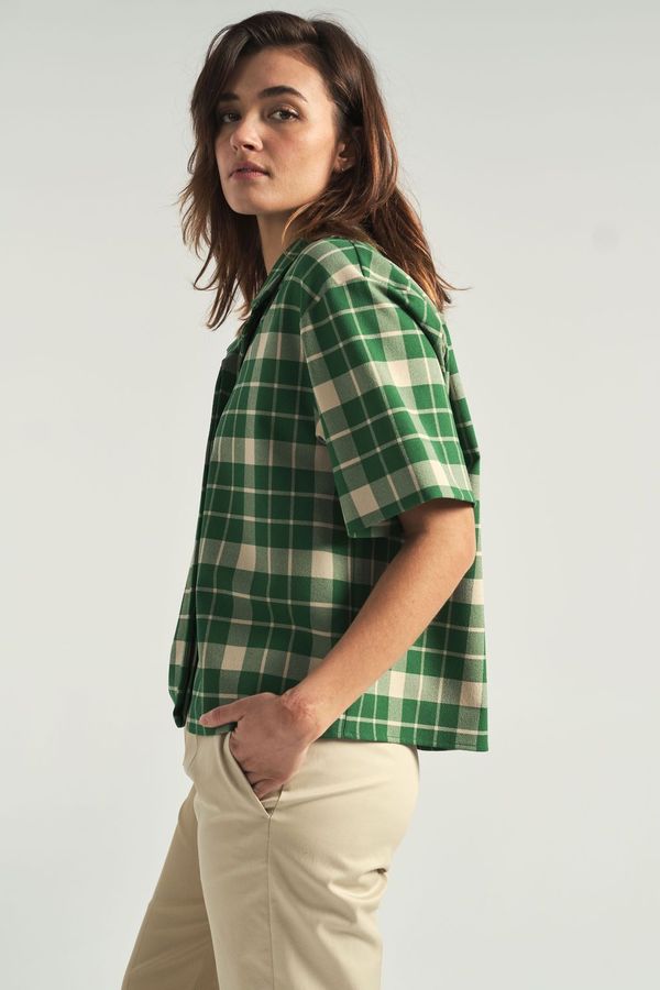 Maison Margiela Shirt - Green Check | Garmentory
