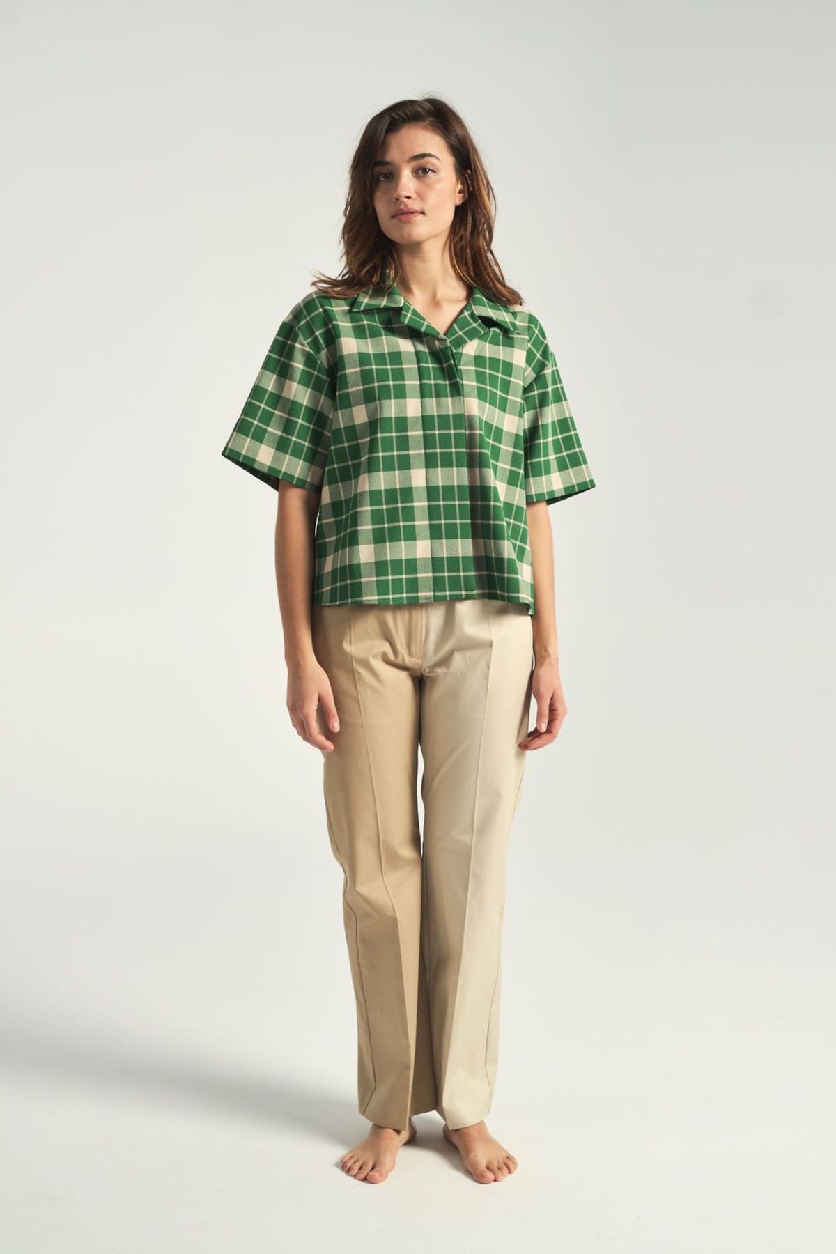 Maison Margiela Shirt - Green Check | Garmentory