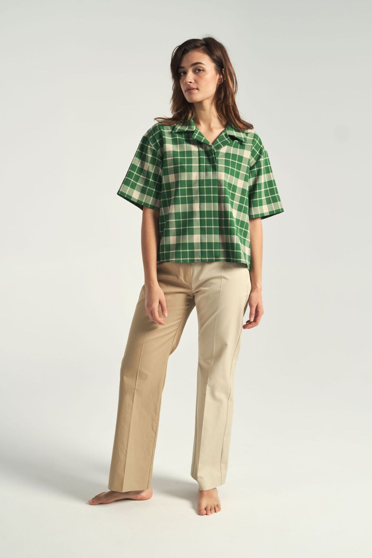 Maison Margiela Shirt - Green Check | Garmentory