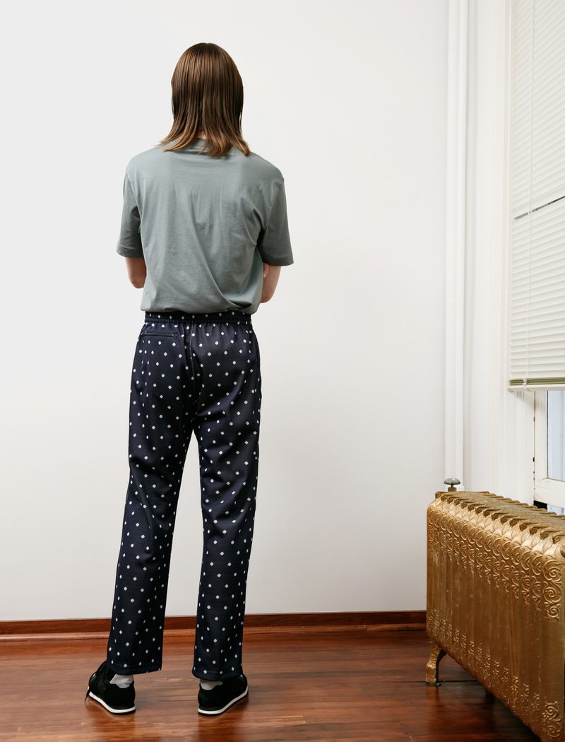 パンツ Needles 20ss Track Pant - Poly Jacquard Needles Men's Poly Jacquard Track Pant in Polka Dot Needles