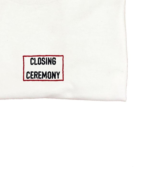 House of 950 embroidery closing ceremony tee shirt House of 950 embroidery closing ceremony tee shirt