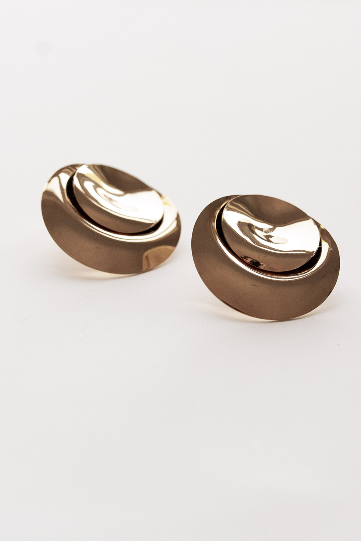 A. B. Ellie Spheric Stud Earrings - 14K Gold - Image 1 of 2