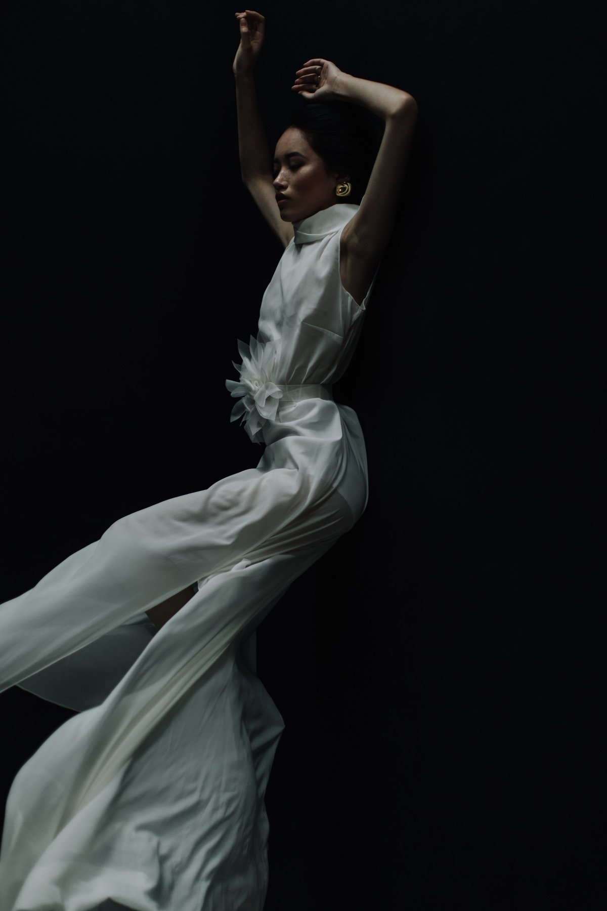 A. B. Ellie Spheric Stud Earrings - 14K Gold - Image 2 of 2