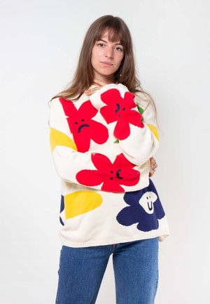 Lazy Oaf Flower Bed Knit Sweater 