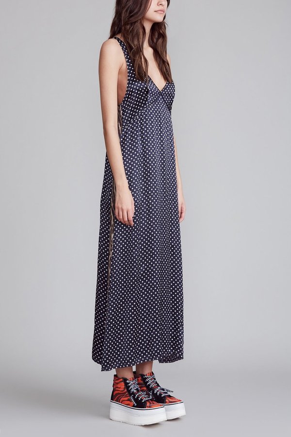 AUROLA Black & Blue Stripe Dress Mサイズ AUROLA Black & Blue Stripe Dress Mサイズ