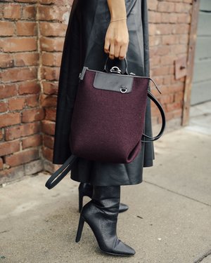 Graf Lantz Bedford Backpack Mini Felt - Fig Graf Lantz Bedford Backpack Mini Felt - Fig