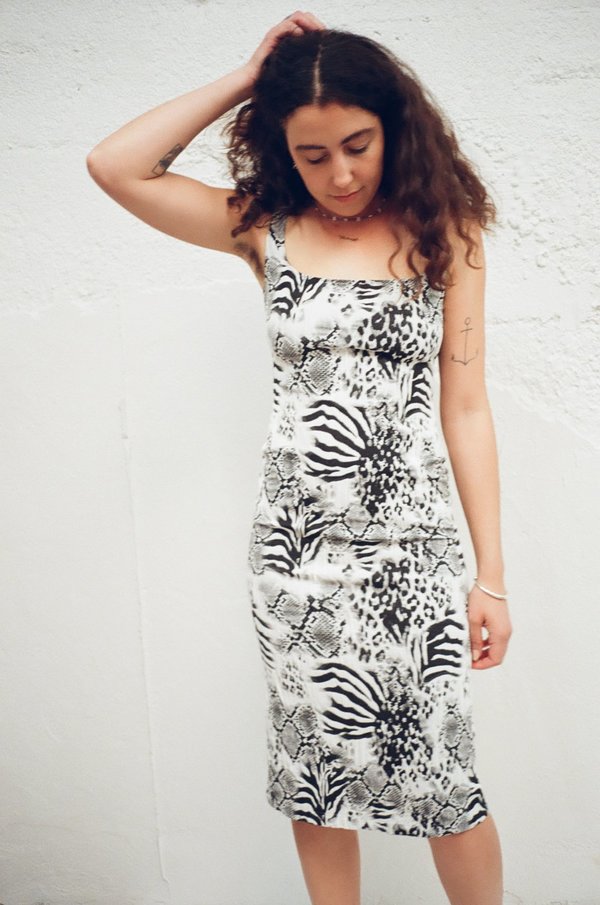 Maryam Nassir Zadeh Salma Dress - Crinkle Onyx | Garmentory