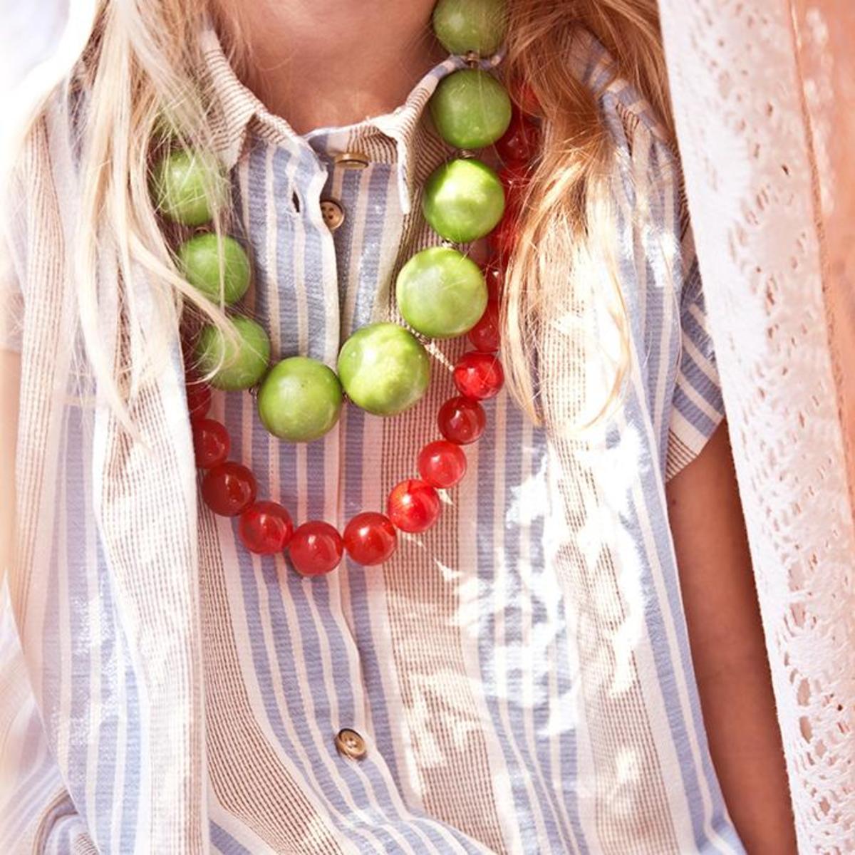 Kids Morley Lenny Dress - Blue Stripes - Image 4 of 4