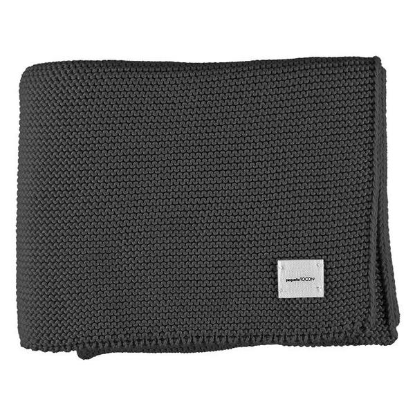 kids Pequeno Tocon Bobo Knit Blanket - Dark Grey kids Pequeno Tocon Bobo Knit Blanket - Dark Grey