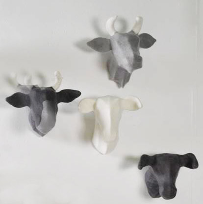 7 on Locust Felt Animal Heads 7 on Locust Felt Animal Heads