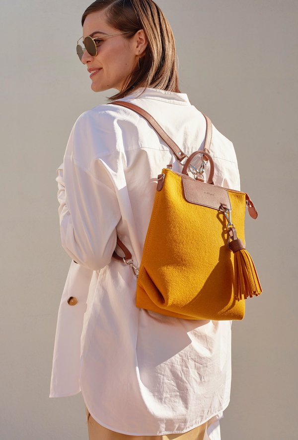 Graf lantz bag with tassel Graf Lantz Carry-On Travel Weekender Tote Bag Tan | eBay main image 2