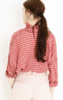 A Shirt Thing Penelope Top - Red Gingham - Thumbnail 2