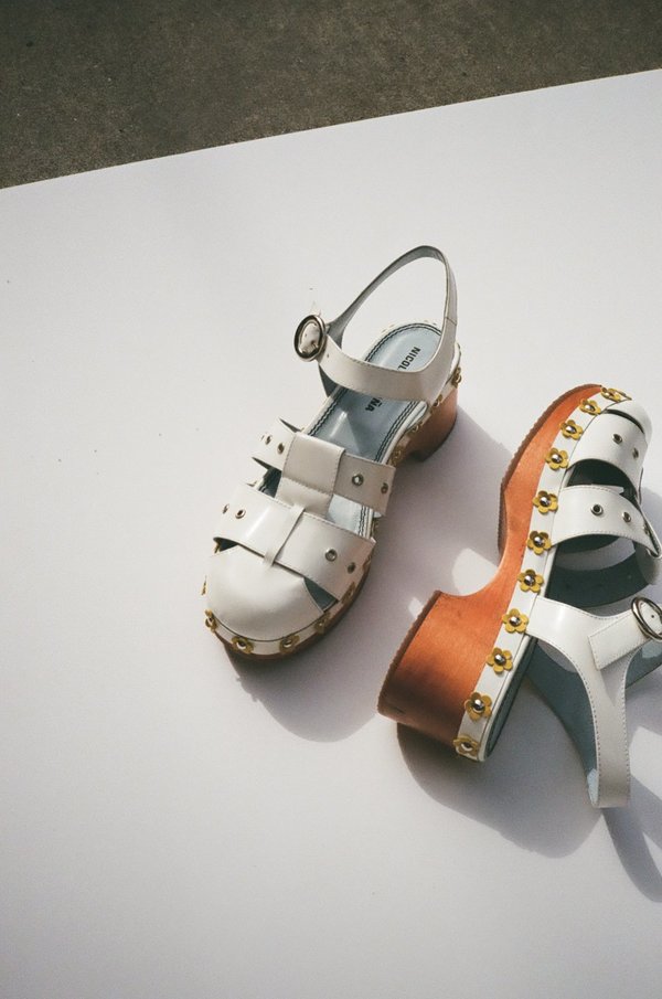 Nicole Saldana Cici - White Polido | Garmentory