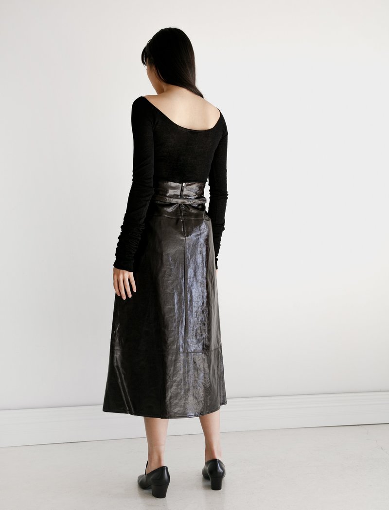 Lemaire Apron Skirt Coated Canvas