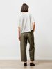 Priory Canvas  Pleat Trouser - Jalapeño - Thumbnail 4